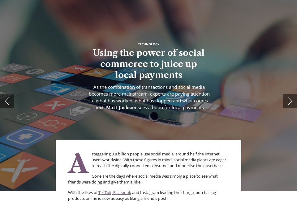 Using the power of social commerce to juice up local payments EPI